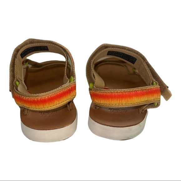 Teva Original Universal Orange Sandals - Picture 7 of 11